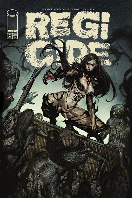 REGICIDE #2 (OF 4) COVER E AKILA GABRIEL WITCHBLADE TEAM UP VARIANT (MR)