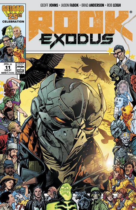 ROOK EXODUS #11 COVER D BRYAN HITCH & BRAD ANDERSON GEIGER #25 ANNIVERSARY VARIANT