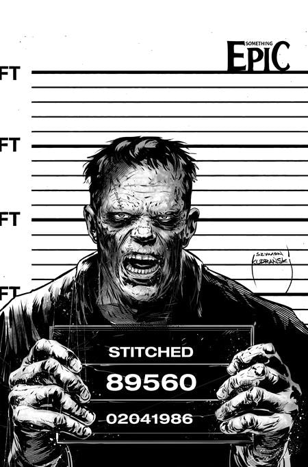 SOMETHING EPIC #15 COVER C SZYMON KUDRANSKI RAW ART VARIANT