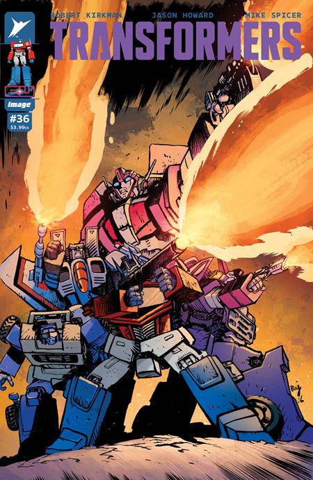TRANSFORMERS #36 COVER B DANIEL WARREN JOHNSON & MIKE SPICER VARIANT