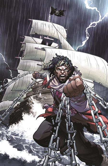 SHAQUILLE ONEAL PRESENTS VENGEANCE UNCHAINED THE LEGEND OF BLACK CAESAR #1 (OF 5) COVER D RAY ANTHONY HEIGHT FOIL FULL ART VARIANT