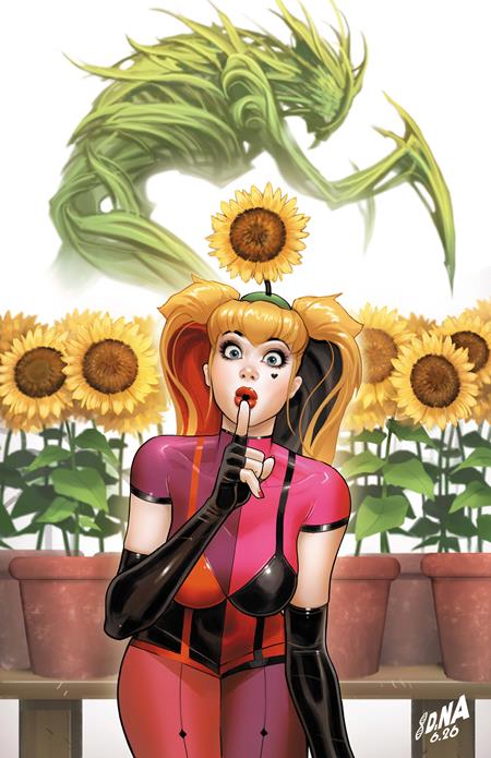HARLEY QUINN #67 COVER B DAVID NAKAYAMA CARD STOCK VARIANT (BATMAN BAD SEEDS)