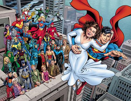 SUPERMAN THE WEDDING ALBUM 30TH ANNIVERSARY SPECIAL #1 (ONE SHOT) COVER A DAN JURGENS & JERRY ORDWAY WRAPAROUND