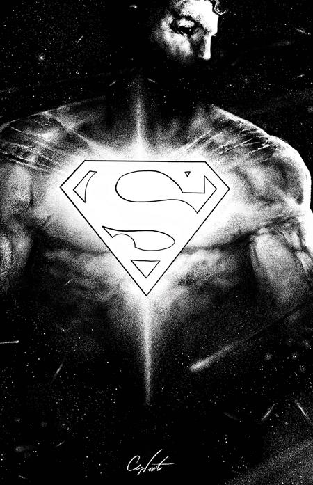 SUPERMAN #43 COVER F STEVAN SUBIC GLOW-IN-THE-DARK CARD STOCK VARIANT
