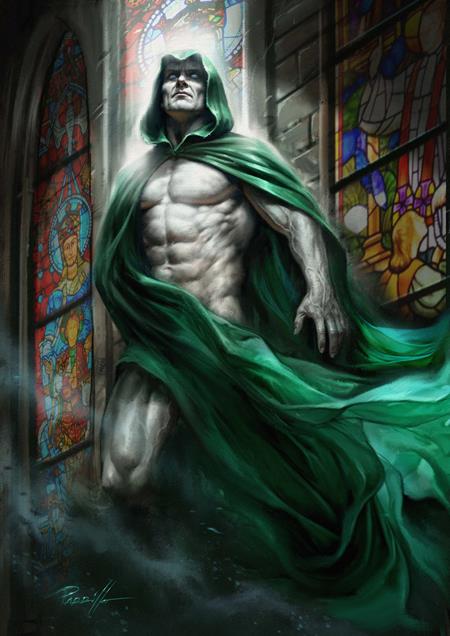 JSA #24 COVER C LUCIO PARILLO KINGDOM COME 30TH ANNIVERSARY CARD STOCK VARIANT