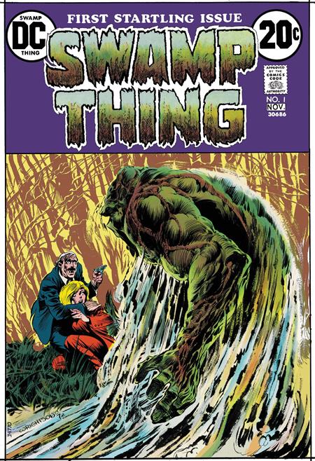 SWAMP THING #1 FACSIMILE EDITION COVER A BERNIE WRIGHTSON