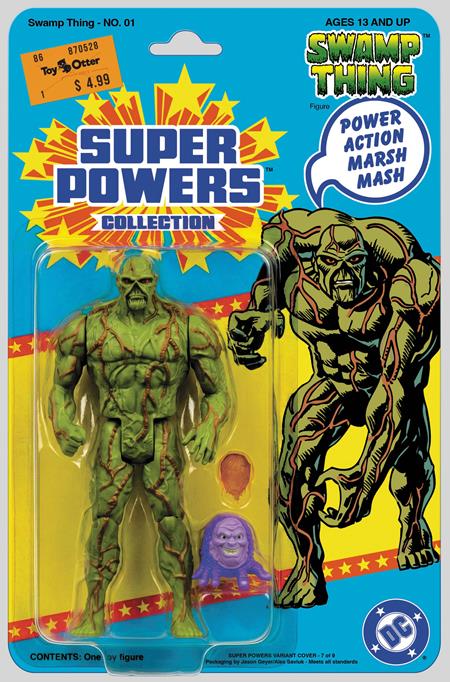 SWAMP THING #1 FACSIMILE EDITION COVER B JASON GEYER & ALEX SAVIUK SWAMP THING SUPER POWERS CARD STOCK VARIANT
