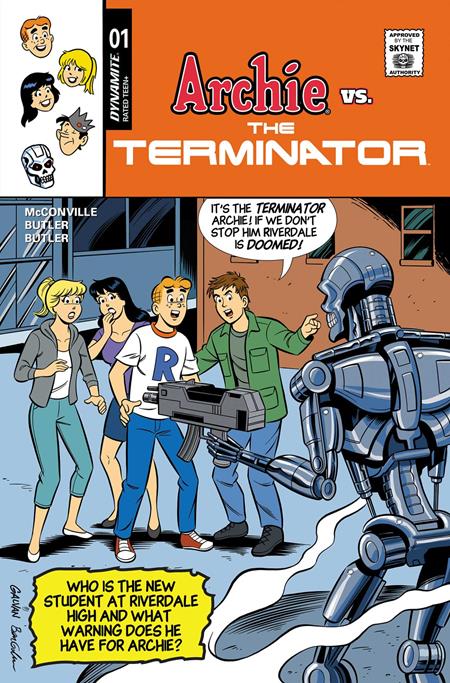 ARCHIE VS THE TERMINATOR #1 COVER D BILL GALVAN VARIANT