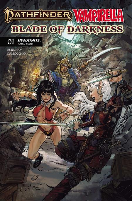 PATHFINDER VAMPIRELLA BLADE OF DARKNESS #1 COVER A STEVEN CUMMINGS