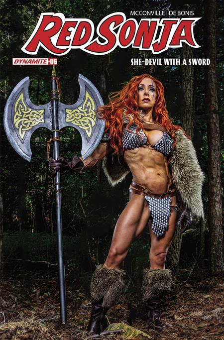 RED SONJA SHE DEVIL WITH A SWORD #6 COVER E COSPLAY VICTORIA RECCHIONE VARIANT