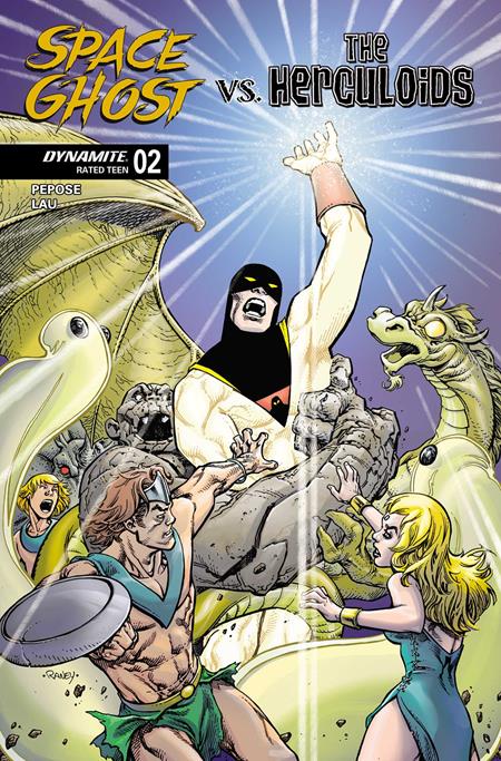 SPACE GHOST VS THE HERCULOIDS #2 COVER E TOM RANEY VARIANT