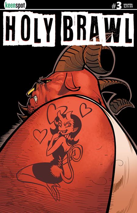 HOLY BRAWL #3 (OF 5) COVER B ATHILA FABBIO HOLOFOIL VARIANT