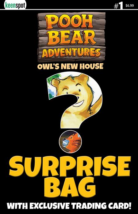 POOH BEAR ADVENTURES OWLS NEW HOUSE #1 (ONE SHOT) COVER D SURPRISE COVER BAGGED WITH TRADING CARD VAIANT