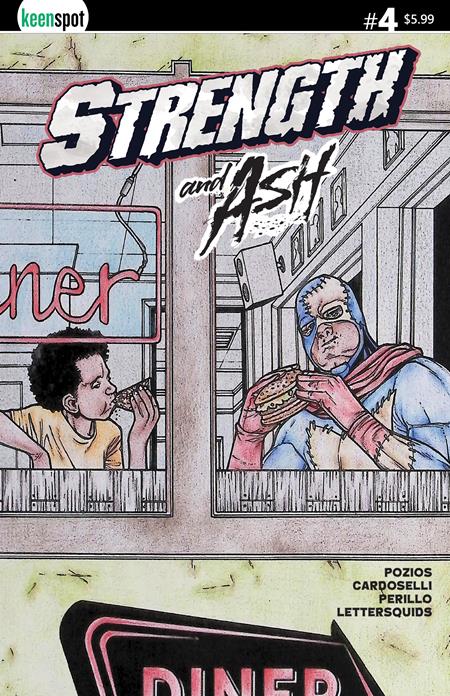 STRENGTH & ASH #4 COVER C ALEX SANCHEZ FRANCESCA PERILLO DINER VARIANT