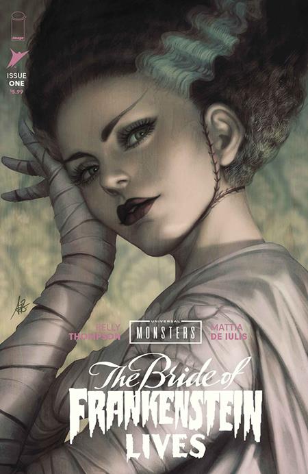 UNIVERSAL MONSTERS THE BRIDE OF FRANKENSTEIN LIVES #1 (OF 4) COVER J STANLEY ARTGERM LAU FOIL VARIANT