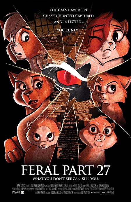 FERAL #27 COVER B ALLEN PASSALAQUA & TONY FLEECS URBAN LEGENDS HOMAGE VARIANT