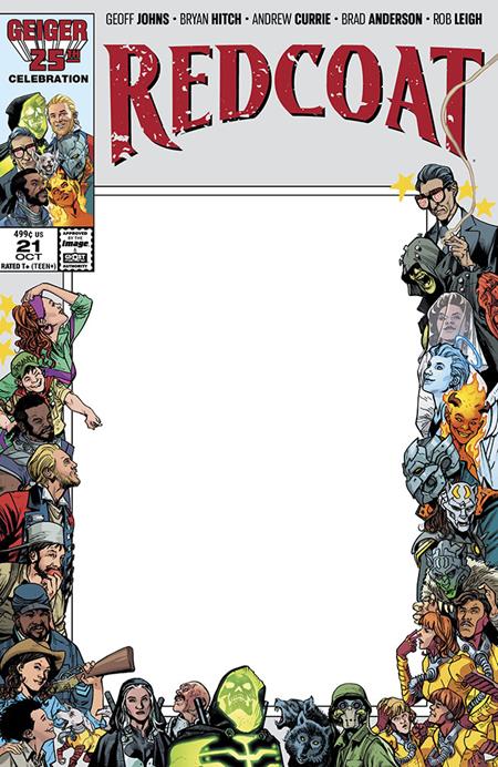 REDCOAT #21 COVER C BLANK SKETCH VARIANT