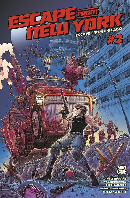 ESCAPE FROM NEW YORK ESCAPE FROM CHICAGO #2 COVER B JAMES STOKOE VARIANT