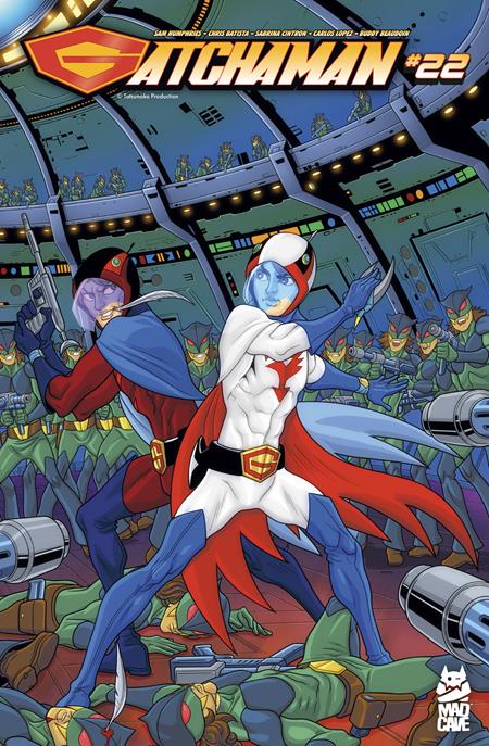 GATCHAMAN #22 COVER A CHRIS BATISTA SABRINA CINTRON