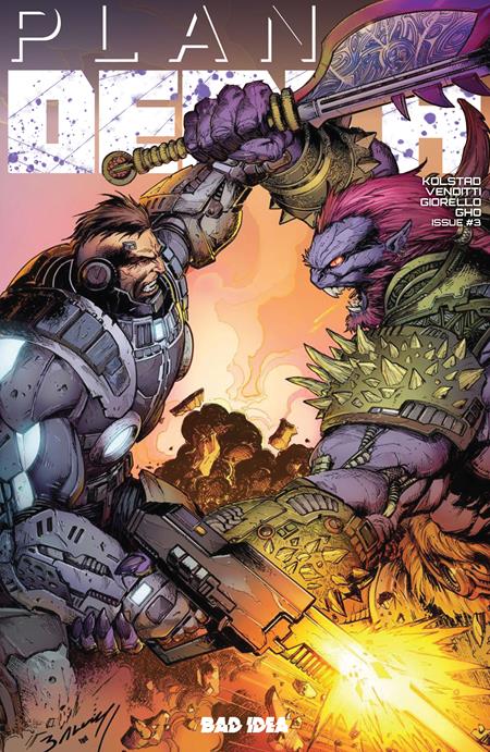 PLANET DEATH #3 (OF 4) COVER C MARK BAGLEY VARIANT
