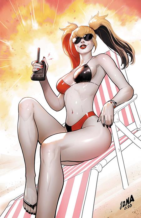 HARLEY QUINN #68 COVER B DAVID NAKAYAMA CARD STOCK VARIANT
