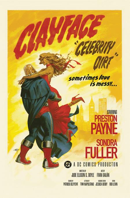 CLAYFACE CELEBRITY DIRT #5 (OF 6) COVER C DAVID TALASKI CARD STOCK VARIANT