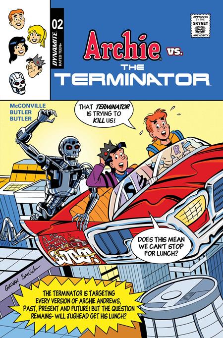 ARCHIE VS THE TERMINATOR #2 COVER D BILL GALVAN VARIANT