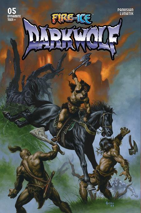 FIRE AND ICE DARKWOLF #5 COVER C JOE JUSKO VARIANT