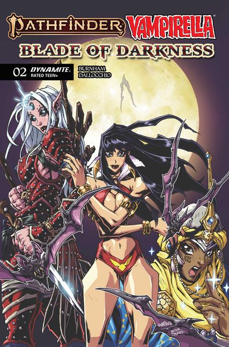 PATHFINDER VAMPIRELLA BLADE OF DARKNESS #2 COVER B ANDREW HUERTA VARIANT