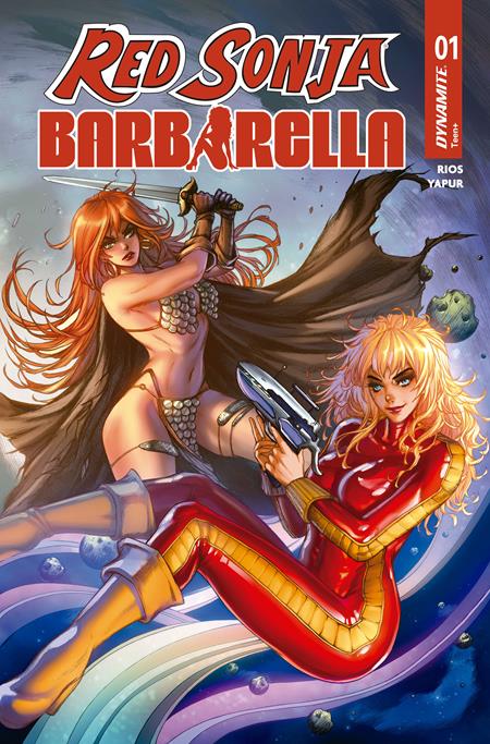 RED SONJA BARBARELLA #1 COVER B COLLETTE TURNER VARIANT