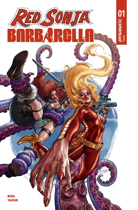 RED SONJA BARBARELLA #1 COVER C DIEGO YAPUR VARIANT