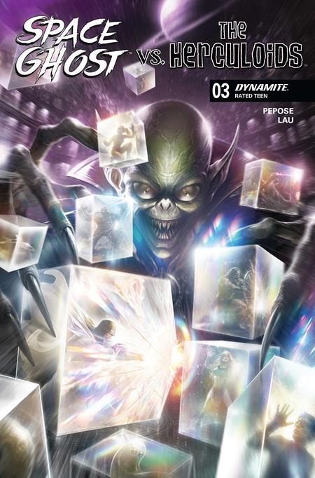 SPACE GHOST VS THE HERCULOIDS #3 COVER A FRANCESCO MATTINA