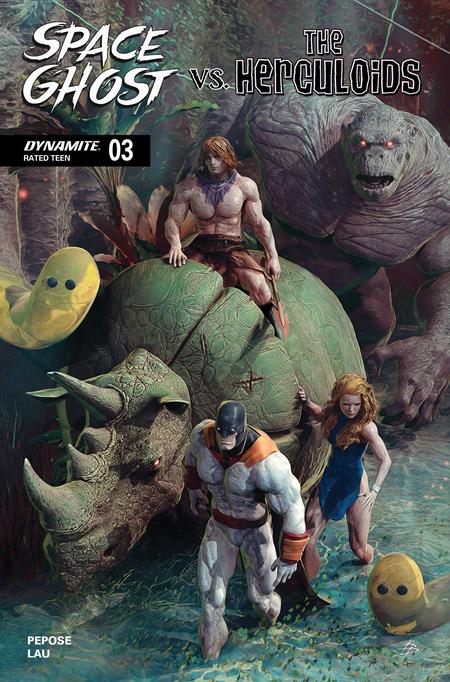 SPACE GHOST VS THE HERCULOIDS #3 COVER D BJORN BARENDS VARIANT