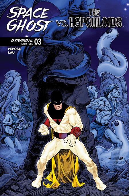 SPACE GHOST VS THE HERCULOIDS #3 COVER E TOM RANEY VARIANT