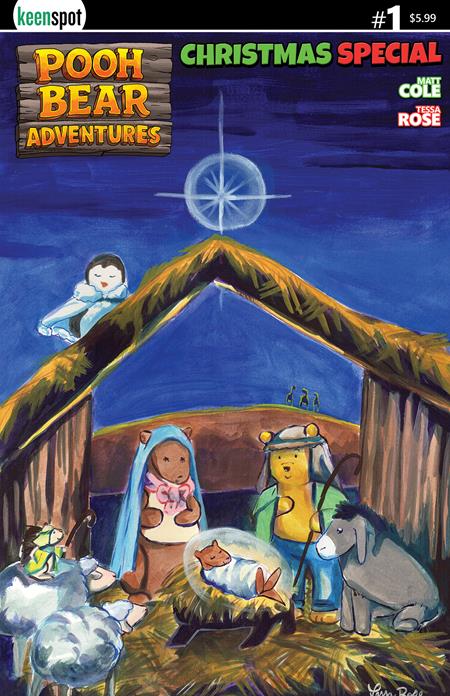 POOH BEAR ADVENTURES CHRISTMAS SPECIAL #1 (ONE SHOT) COVER C TESSA ROSE THE NATIVITY VARIANT