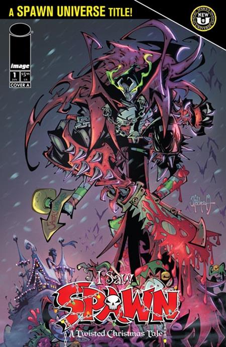 I SAW SPAWN A TWISTED CHRISTMAS TALE #1 (OF 2) COVER A ROB SKETCHCRAFT DUENAS