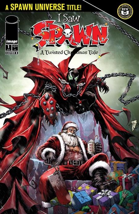 I SAW SPAWN A TWISTED CHRISTMAS TALE #1 (OF 2) COVER B DANIEL HENRIQUES VARIANT