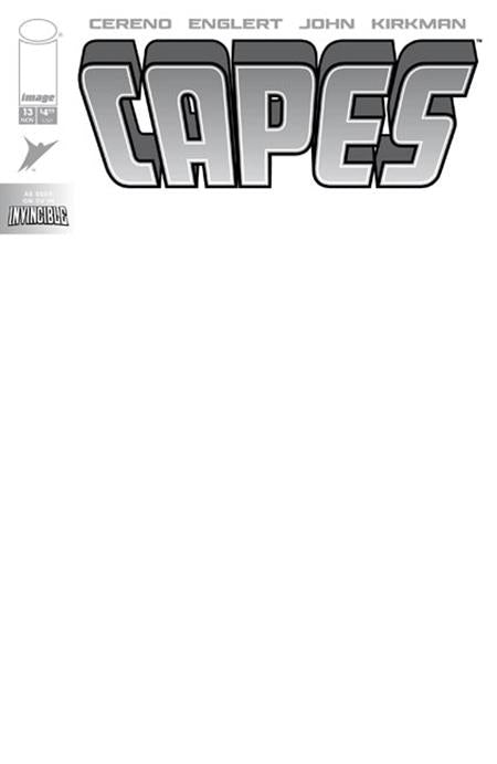 INVINCIBLE UNIVERSE CAPES #13 COVER F BLANK SKETCH VARIANT