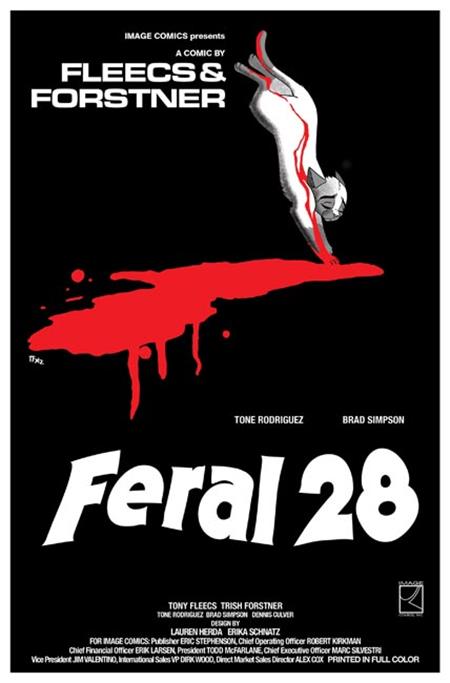 FERAL #28 COVER B TONY FLEECS & TRISH FORSTNER SUSPIRIA HOMAGE VARIANT