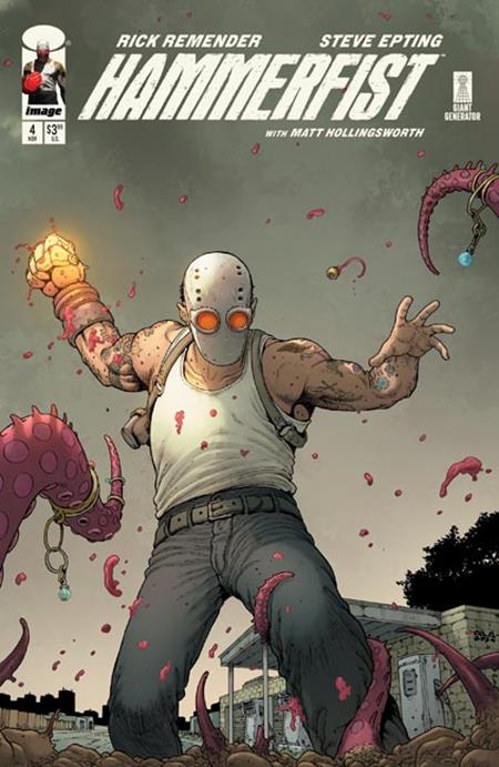 HAMMERFIST #4 COVER B ANDRE LIMA ARAUJO VARIANT (MR)