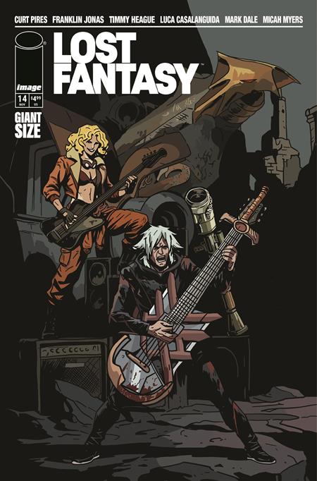 LOST FANTASY #14 COVER C EMMANUEL GERVASONI CARDSTOCK CONCERT VARIANT