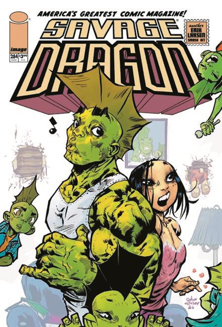 SAVAGE DRAGON #284 COVER C ADAM ARCHER VARIANT (MR)