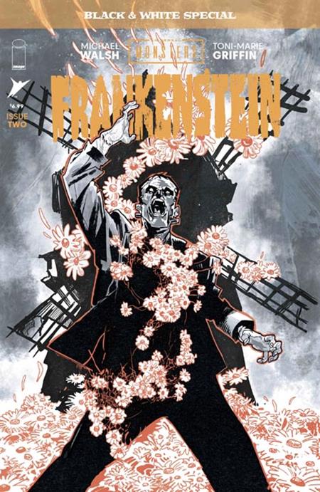 UNIVERSAL MONSTERS FRANKENSTEIN B&W SPECIAL #2 (OF 2) COVER A MICHAEL WALSH
