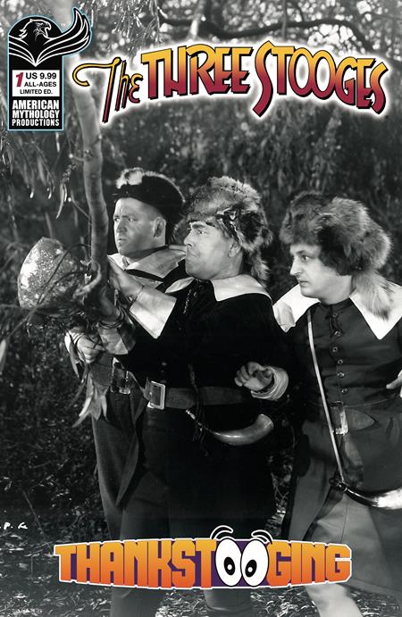 THREE STOOGES THANKSTOOGING #1 (ONE SHOT) COVER D LIMITED EDITION B&W PHOTO VARIANT