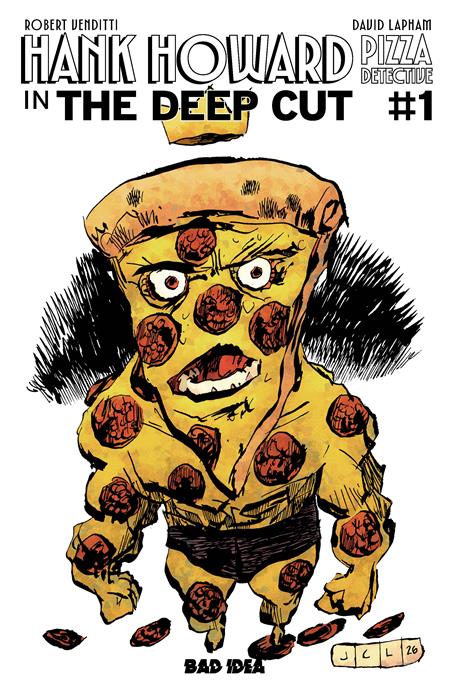 HANK HOWARD PIZZA DETECTIVE THE DEEP CUT #1 (ONE SHOT) COVER C PIZZA BY JESSE LONERGAN VARIANT