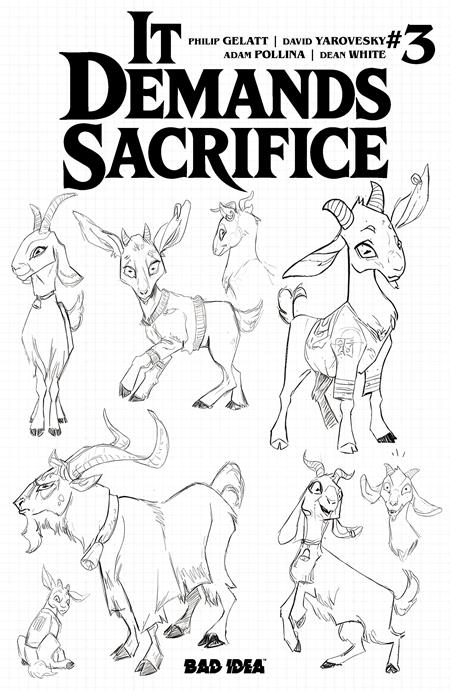 IT DEMANDS SACRIFICE #3 (OF 4) COVER C ADAM POLLINA DESIGN VARIANT