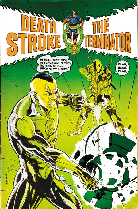 DEATHSTROKE THE TERMINATOR #10 COVER B MITCH GERADS CARD STOCK VARIANT