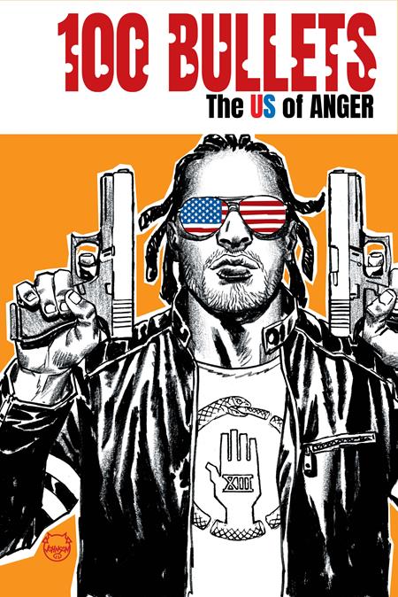 100 BULLETS THE US OF ANGER #6 (OF 8) COVER A DAVE JOHNSON (MR)