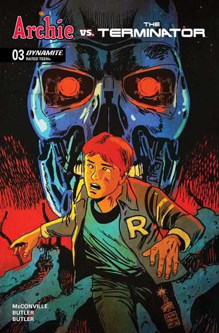 ARCHIE VS THE TERMINATOR #3 COVER A FRANCESCO FRANCAVILLA