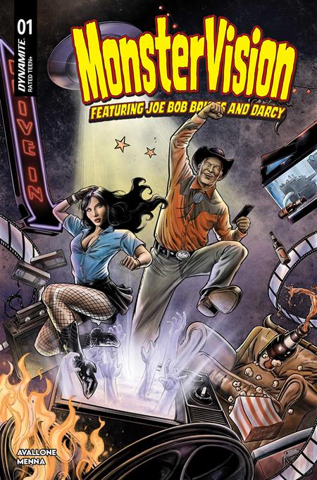 MONSTERVISION FEATURING JOE BOB BRIGGS AND DARCY #1 COVER C KEWBER BAAL VARIANT